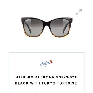 New Maui Jim Alekona Sunglasses.  Blk/Tortoise